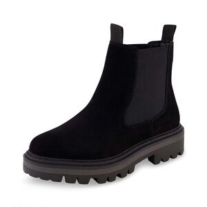 Cushionaire Derby Genuine Suede Women's Chelsea Boot with +Memory Foam